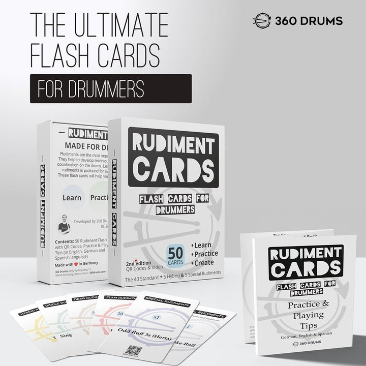 Rudiment Cards – 360 Drums