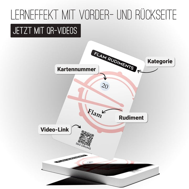 Rudiment Cards – 360 Drums
